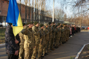 Урочистості з нагоди Дня захисника України пройшли на Факультеті міжнародних відносин НАУ