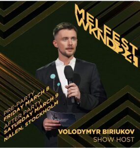 (Українська) Викладач  ФМВ став ведучим фіналу Melodifestivalen (Стокгольм, Швеція)