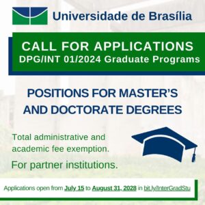 Запрошуємо студентів ФМВ  на навчання на магістратурі або аспірантурі в провідному федеральному університеті Бразилії