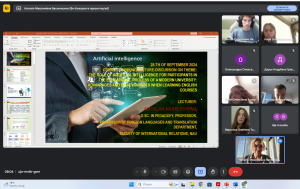 (Українська) На ФМВ проведено англомовну лекцію-дискусію про штучний інтелект